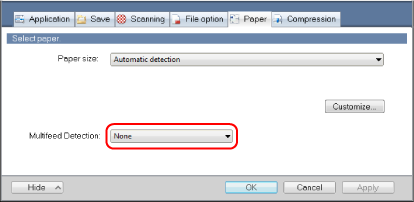 ScanSnap Setup Window