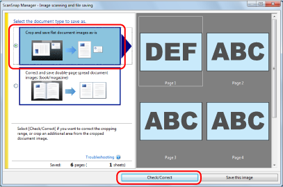 ScanSnap Manager - Image scanning and file saving