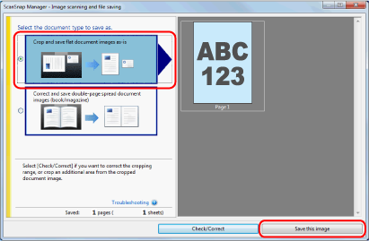 Selecting Images to Be Output