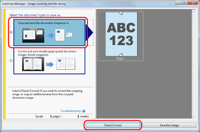 ScanSnap Manager - Image scanning and file saving