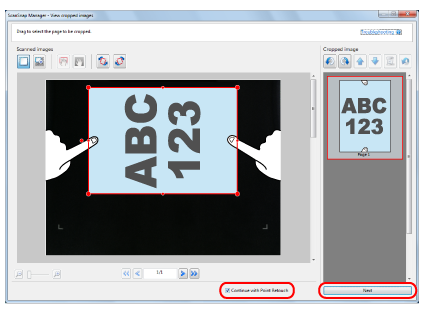 ScanSnap Manager - Image scanning and file saving