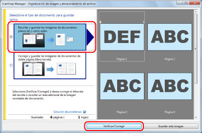 ScanSnap Manager - Digitalización de imagen y almacenamiento de archivo
