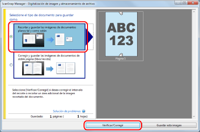 ScanSnap Manager - Digitalización de imagen y almacenamiento de archivo