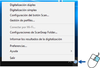 Menú de clic derecho