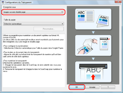 Configurations du Transparent