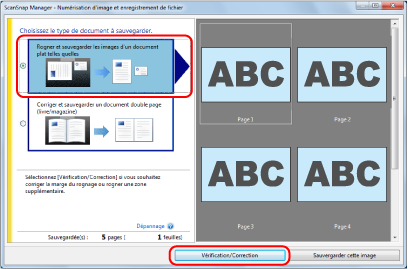 ScanSnap Manager - Numérisation d'image et enregistrement de fichier
