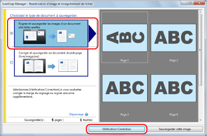 ScanSnap Manager - Numérisation d'image et enregistrement de fichier