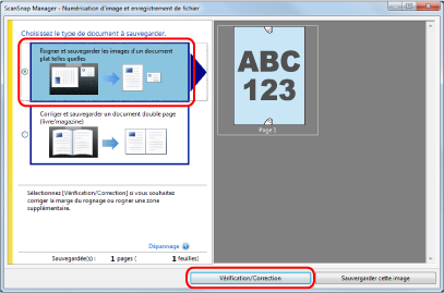 ScanSnap Manager - Numérisation d'image et enregistrement de fichier