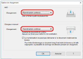 Fenêtre [Option de chargement]