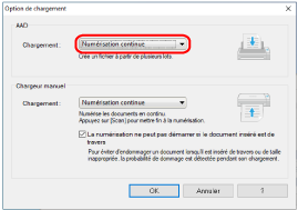 Fenêtre [Option de chargement]