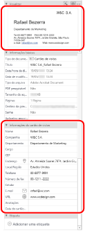Janela principal do ScanSnap Home