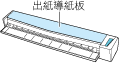 關閉出紙導紙板