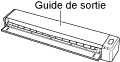 Fermez le guide de sortie