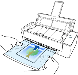 Inserindo o documento no ScanSnap