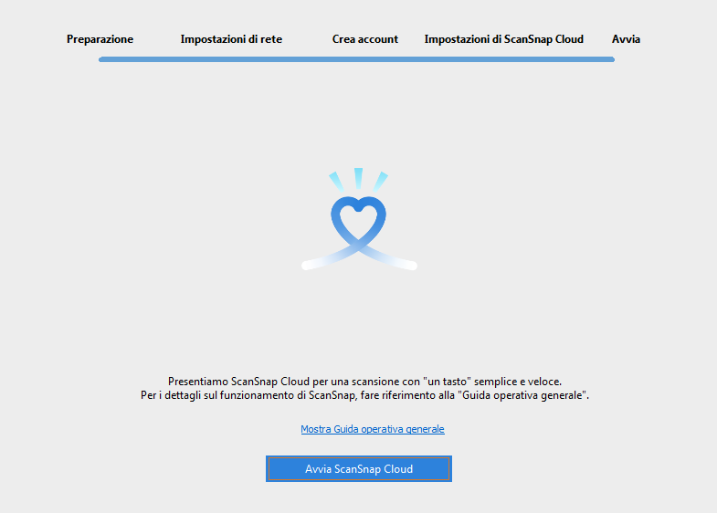 Test del servizio ScanSnap Cloud