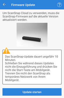 Bildschirm [Firmware Update]