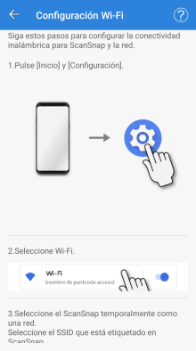 Pantalla [Configuración Wi-Fi]