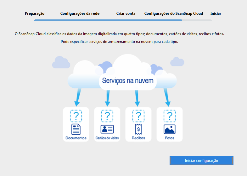 Especificando um serviço de armazenamento na nuvem