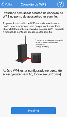 Tela [Conexão de WPS]