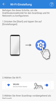 Bildschirm [Wi-Fi-Einstellung]