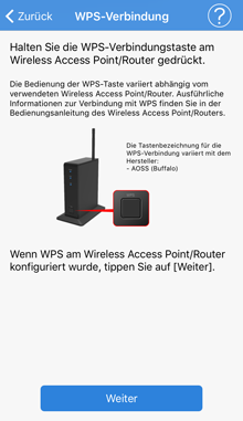 Bildschirm [WPS-Verbindung]