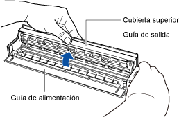 Apertura de la guía de salida