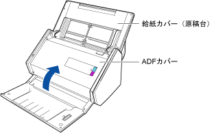 ADF カバーを閉じる