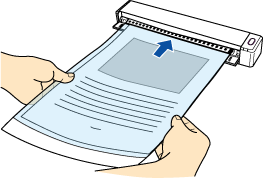 Inserting the Document in the ScanSnap