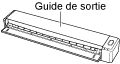 Fermez le guide de sortie