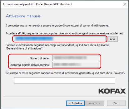 Attivazione