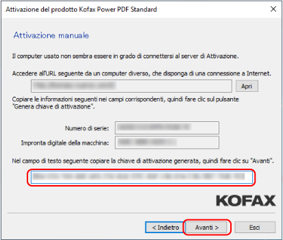 Attivazione