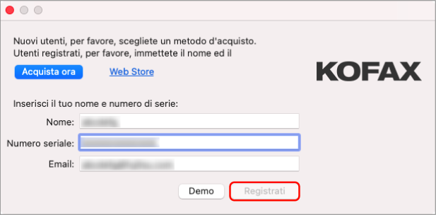Attivazione