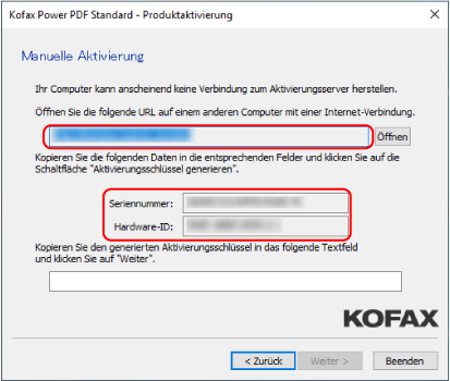 Aktivierung