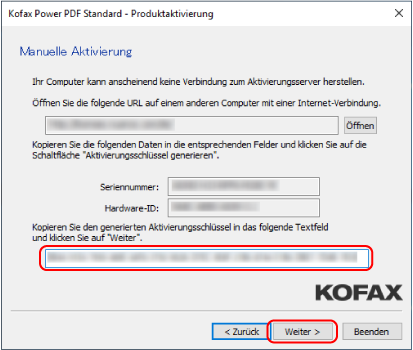 Aktivierung