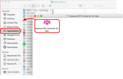 Nuance PDF Converter for Mac