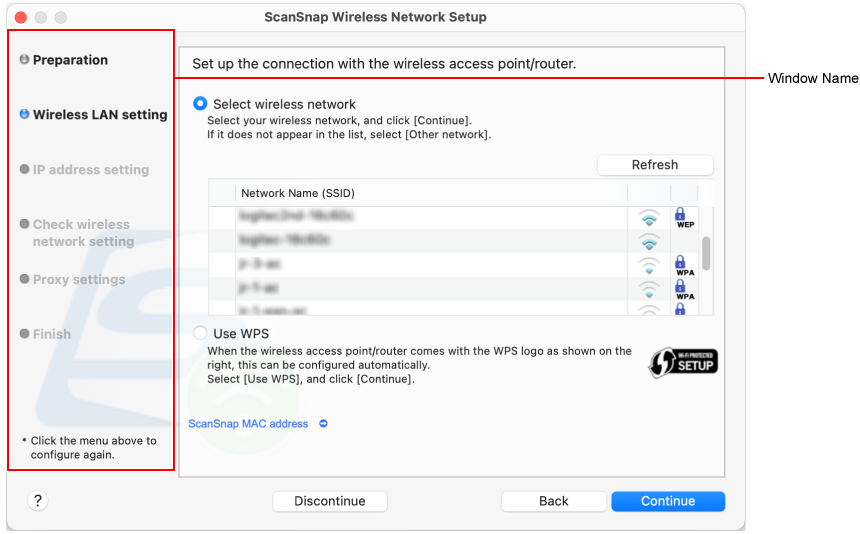 Wireless Network Setup Wizard