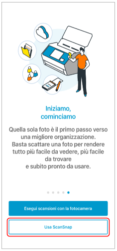 Selezione della procedura di configurazione