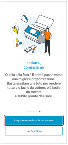 Selezione della procedura di configurazione