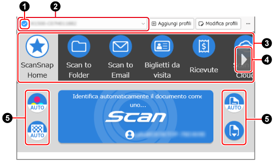 Finestra di scansione