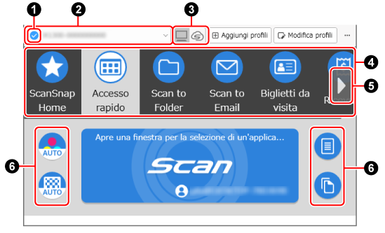 Finestra di scansione