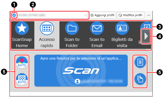 Finestra di scansione