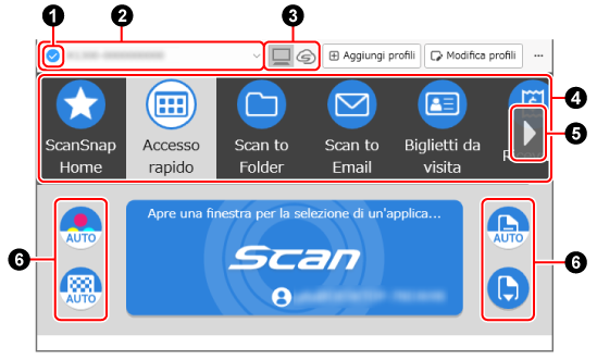 Finestra di scansione