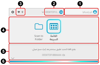 الشاشة الرئيسية