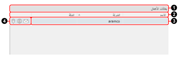 قائمة بيانات المفصلة