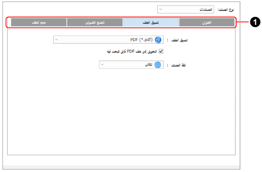 إعدادات تفصيلية