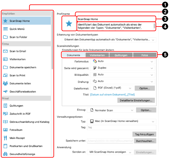 Fenster [Neues Profil hinzufügen]