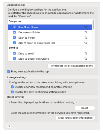 Quick Menu - Settings