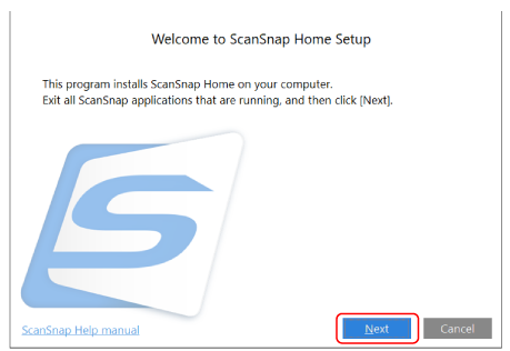 Welcome to ScanSnap Home Setup