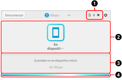 Pantalla de Inicio (Al Usar ScanSnap Go)