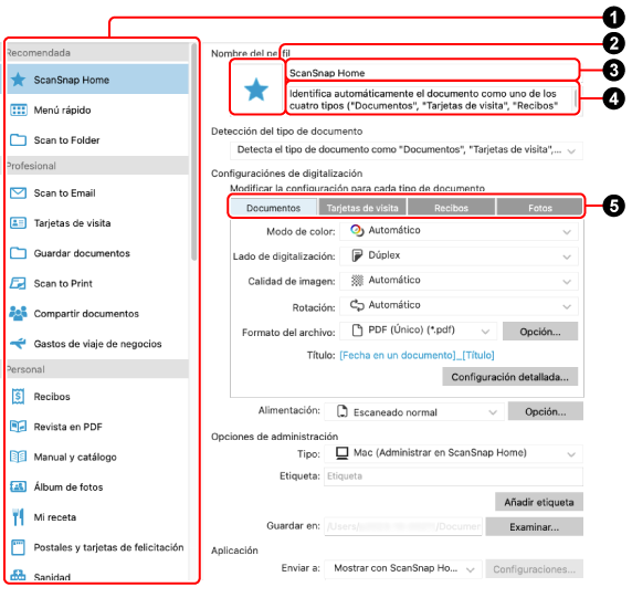 Ventana [Agregar nuevo perfil]